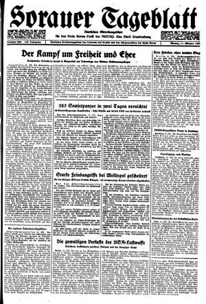 Sorauer Tageblatt vom 11.10.1943