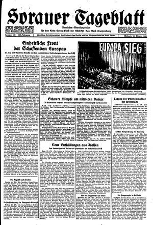 Sorauer Tageblatt vom 20.10.1943