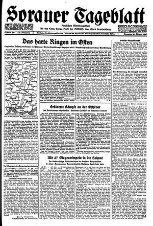 Sorauer Tageblatt vom 26.10.1943