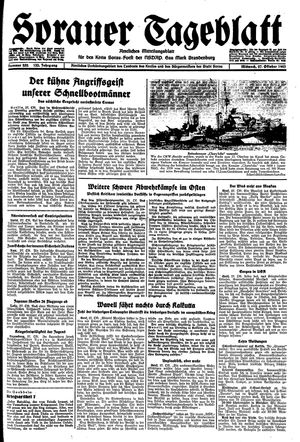 Sorauer Tageblatt vom 27.10.1943