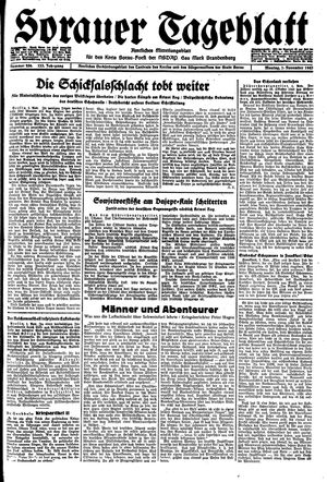 Sorauer Tageblatt vom 01.11.1943