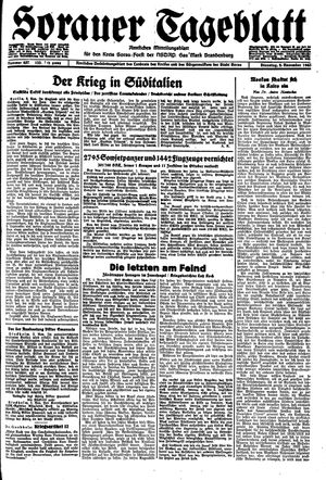 Sorauer Tageblatt on Nov 2, 1943