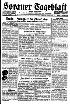 Sorauer Tageblatt on Nov 3, 1943