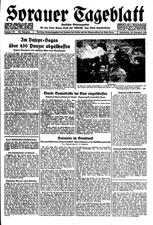 Sorauer Tageblatt vom 25.11.1943