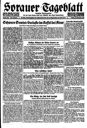 Sorauer Tageblatt vom 26.11.1943