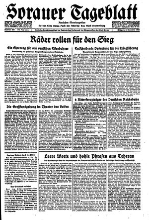 Sorauer Tageblatt vom 08.12.1943