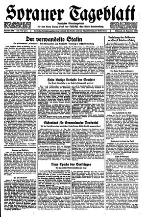 Sorauer Tageblatt vom 15.12.1943