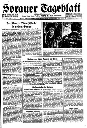Sorauer Tageblatt vom 23.12.1943