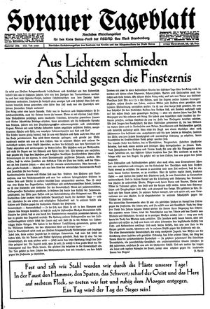 Sorauer Tageblatt vom 24.12.1943