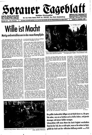 Sorauer Tageblatt vom 31.12.1943