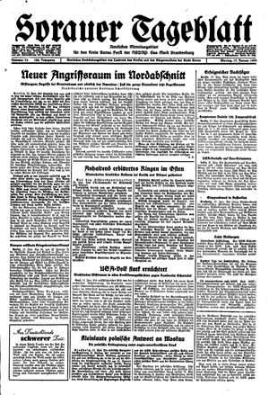 Sorauer Tageblatt on Jan 17, 1944