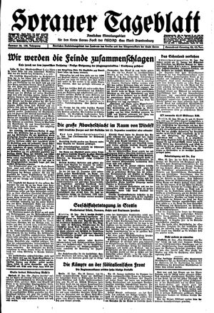 Sorauer Tageblatt vom 22.01.1944