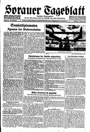 Sorauer Tageblatt vom 07.02.1944