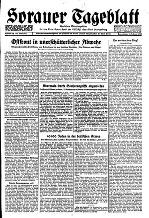 Sorauer Tageblatt vom 10.02.1944