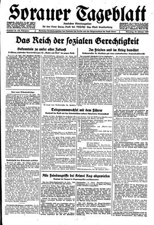 Sorauer Tageblatt vom 29.02.1944