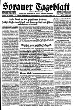 Sorauer Tageblatt vom 13.03.1944