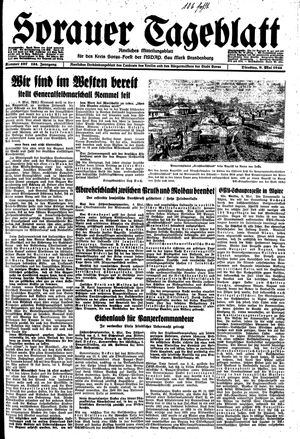 Sorauer Tageblatt on May 9, 1944