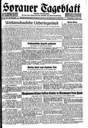 Sorauer Tageblatt on May 11, 1944