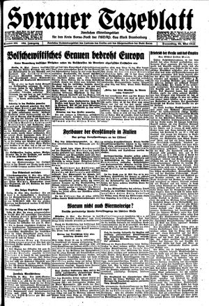 Sorauer Tageblatt vom 25.05.1944