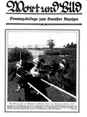 Baruther Anzeiger vom 23.10.1926