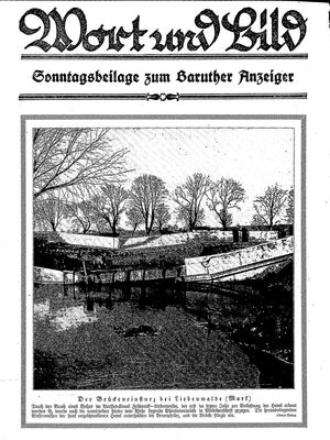 Baruther Anzeiger vom 20.11.1926