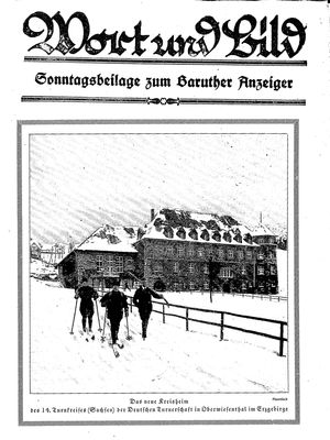 Baruther Anzeiger vom 08.01.1927
