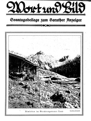 Baruther Anzeiger vom 13.08.1927