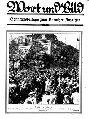 Baruther Anzeiger vom 15.10.1927