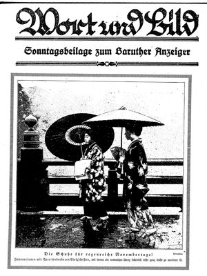 Baruther Anzeiger vom 12.11.1927