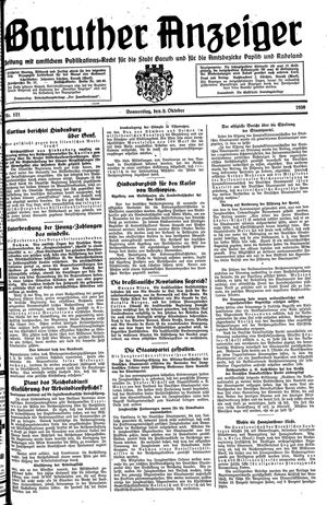 Baruther Anzeiger vom 09.10.1930