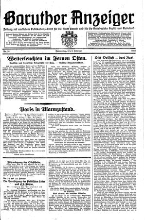 Baruther Anzeiger on Feb 8, 1934