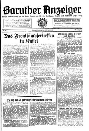 Baruther Anzeiger vom 08.07.1935