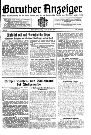 Baruther Anzeiger vom 17.07.1935