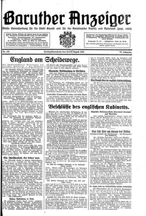 Baruther Anzeiger vom 23.08.1935