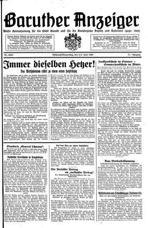Baruther Anzeiger vom 03.06.1936