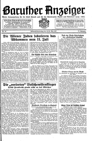Baruther Anzeiger vom 19.05.1937