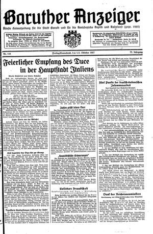 Baruther Anzeiger vom 01.10.1937