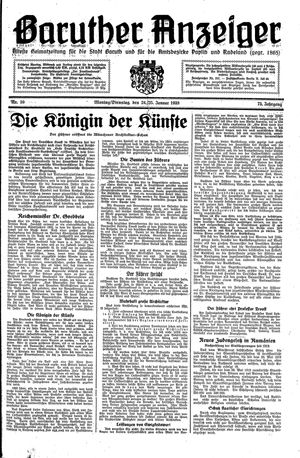 Baruther Anzeiger vom 24.01.1938