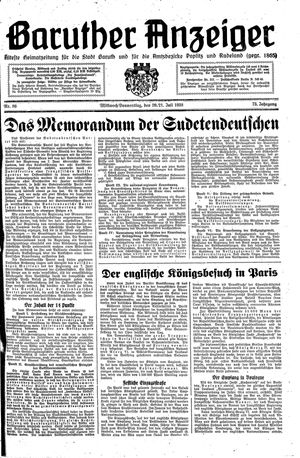 Baruther Anzeiger vom 20.07.1938