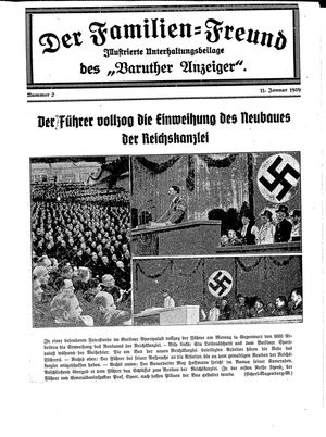 Baruther Anzeiger vom 11.01.1939