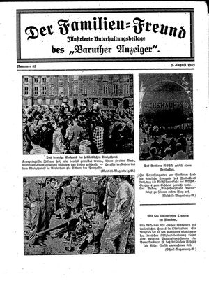 Baruther Anzeiger vom 09.08.1939