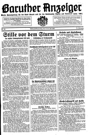 Baruther Anzeiger vom 17.07.1940