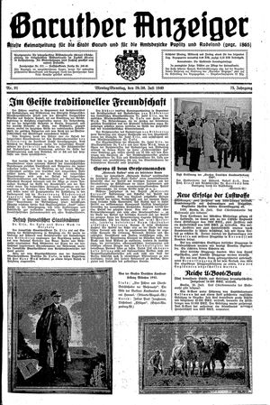 Baruther Anzeiger on Jul 29, 1940
