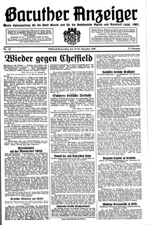 Baruther Anzeiger vom 18.12.1940