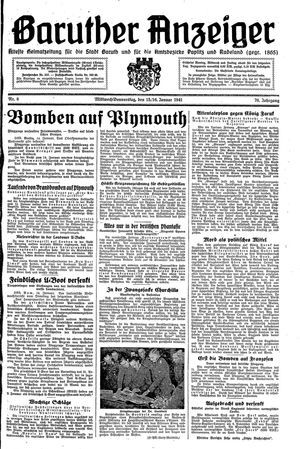 Baruther Anzeiger vom 15.01.1941