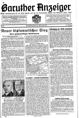 Baruther Anzeiger vom 20.06.1941