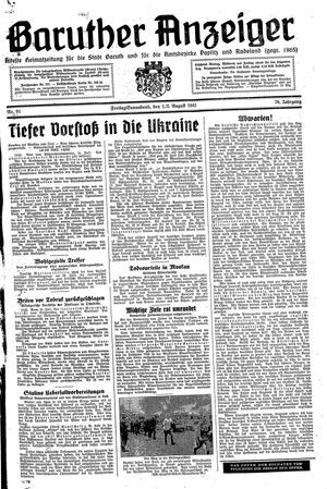 Baruther Anzeiger vom 01.08.1941