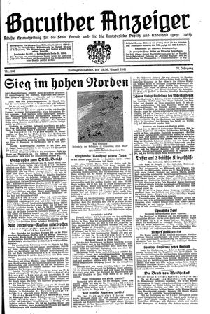 Baruther Anzeiger vom 29.08.1941