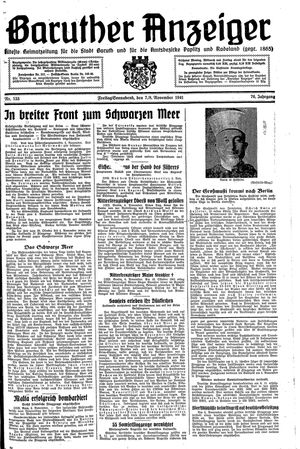 Baruther Anzeiger vom 07.11.1941