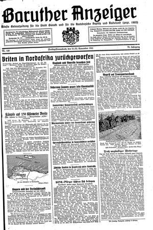 Baruther Anzeiger vom 21.11.1941